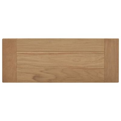 vidaXL Banco 80 cm madeira de teca maciça