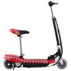vidaXL Trotinete para crian&ccedil;a com assento e LED 120 W vermelho