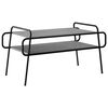 vidaXL Mesa de centro Sonoma cinzento 100 x 50 x 51 cm