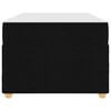 vidaXL Estrutura da Cama com colch&atilde;o Preto 100 x 200 cm tecido