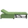 vidaXL Sof&aacute;-Cama Verde Claro 194 x 67 x 82 cm Veludo
