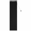 vidaXL Cortina Veneziana Preto 40 x 160 cm 35 mm