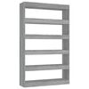 vidaXL Estante/divis&oacute;ria 100x30x166 cm cor sonoma cinza