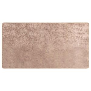 vidaXL Passadeira MARSA Areia 80 x 150 cm Poli&eacute;ster e PVC