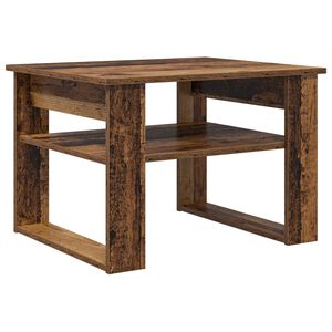 vidaXL Mesa de centro Madeira antiga 64 x 54 x 44 cm