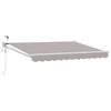 vidaXL Toldo Retr&aacute;til El&eacute;trico Cinzento-claro 3 x 2,5 m