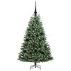 vidaXL &Aacute;rvore de Natal Articulada Artificial Verde 120 cm PVC e Metal
