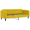 vidaXL Sof&aacute;-cama com colch&atilde;o 80x200 cm veludo amarelo