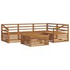 vidaXL Conjunto de Sof&aacute;s para Exterior 5 pcs Natural