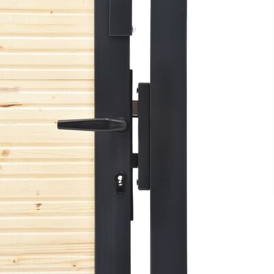 vidaXL Ripas de vedação 40 pcs 134 cm madeira de abeto maciça