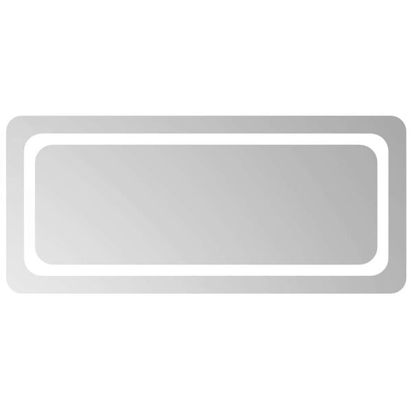 vidaXL Espelho de casa de banho com luzes LED 90x40 cm