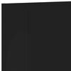 vidaXL M&oacute;vel de parede p/ TV 40,5x30x60 cm derivados de madeira preto