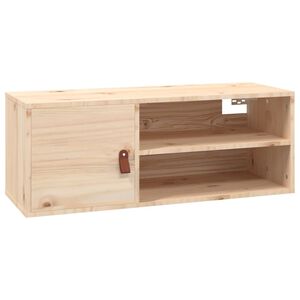 vidaXL Arm&aacute;rio de parede 80x30x30 cm madeira de pinho maci&ccedil;a