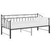vidaXL Estrutura sofá-cama de puxar 90x200 cm metal preto