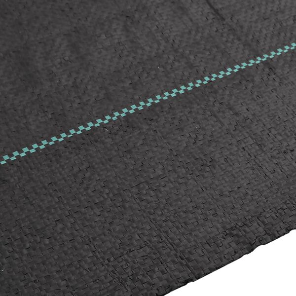 vidaXL Tela para ervas daninhas 2x10 m PP preto