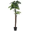 vidaXL Planta costela-de-ad&atilde;o artificial com vaso 170 cm verde