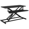 vidaXL Mesa trabalho ajust&aacute;vel 90x40x(13-50) cm a&ccedil;o/derivados madeira