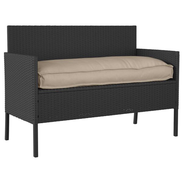 vidaXL Almofada de palete para assento / encosto Cinzento-acastanhado