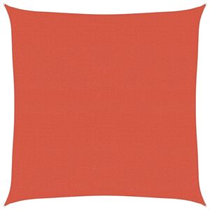 vidaXL Para-sol estilo vela 160 g/m&sup2; 7x7 m PEAD terracota