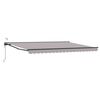 vidaXL Toldo Retr&aacute;til El&eacute;trico Cinzento-Claro e Antracite 4,5 &times; 3 m