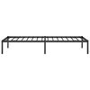vidaXL Estrutura de cama 75x190 cm metal preto