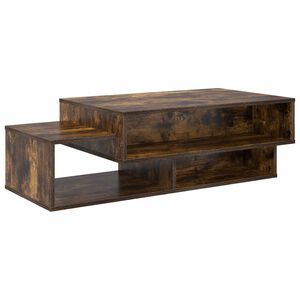 vidaXL Mesa de centro Carvalho Defumado 105 x 50 x 32,5 cm