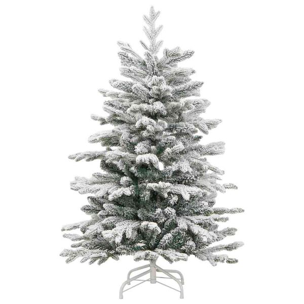 vidaXL &Aacute;rvore de Natal Articulada Artificial Branco 150 cm PE e PVC