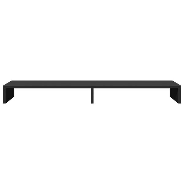 vidaXL Suporte para monitor 100x27x10 cm derivados de madeira preto