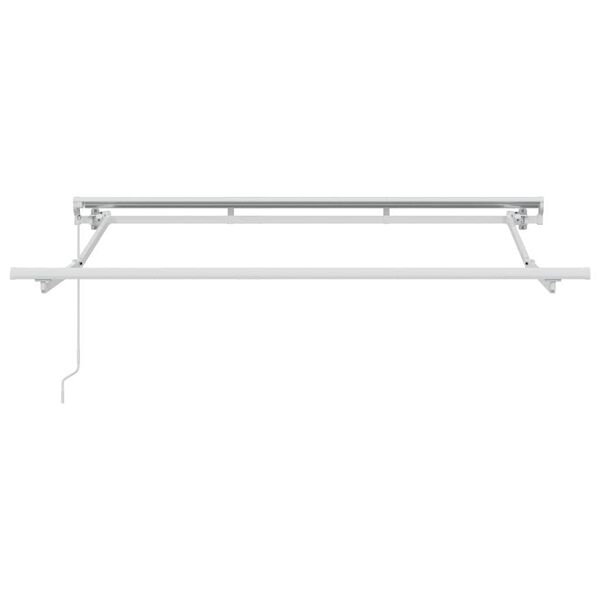 vidaXL Estrutura de Toldo Manual Branco 2.5 x 2 m
