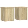 vidaXL Suportes p/ plantas 2 pcs 15x15x20 cm derivados madeira