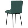 vidaXL Cadeiras de jantar 2 pcs veludo verde-escuro