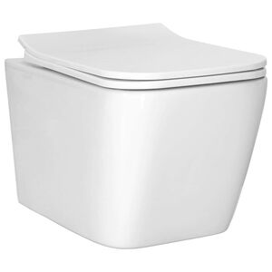 vidaXL Sanita suspensa Cer&acirc;mica Branco