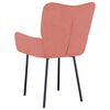 vidaXL Cadeiras de jantar 2 pcs veludo rosa