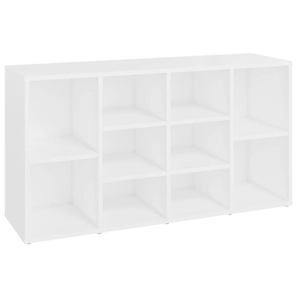 vidaXL Sapateira 103x30x55 cm contraplacado branco