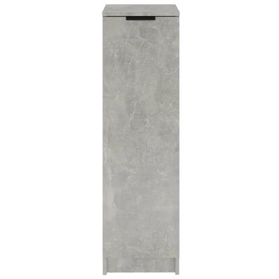 vidaXL Sapateira 30x35x100 cm madeira processada cinzento cimento
