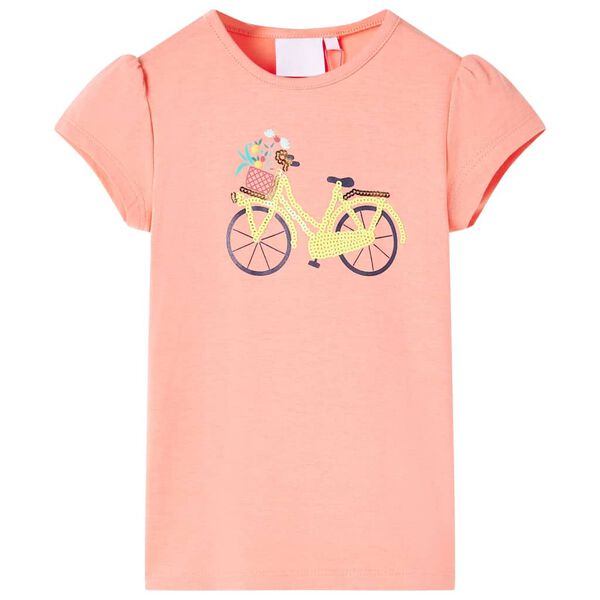 T-shirt infantil coral n&eacute;on 92