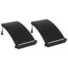 vidaXL Pain&eacute;is de aquecimento solar curvos p/ piscina 2 pcs 110x65 cm