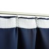 vidaXL Cortinas blackout com ganchos 2 pcs 140x245 cm azul