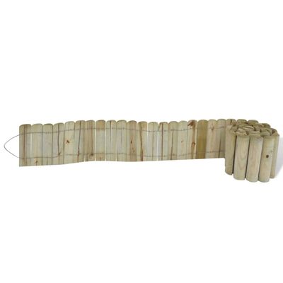 vidaXL Bordaduras em rolo flexível 3 pcs 250x20 cm madeira