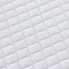 vidaXL Topper de Colch&atilde;o Branco 70 x 200 x 3.5 cm Tecido Jacquard