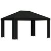 vidaXL Gazebo 4 &times; 3 m Preto Poli&eacute;ster e A&ccedil;o 190