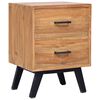 vidaXL Mesa de cabeceira 40x35x55 cm teca maci&ccedil;a