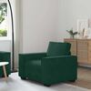 vidaXL Poltrona 100x78x84 cm veludo verde-escuro