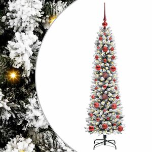 vidaXL &Aacute;rvore de Natal Artificial Branco 120 cm PVC, Metal e Pl&aacute;stico