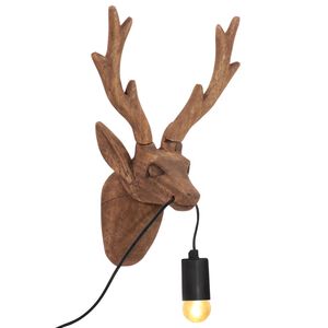 vidaXL Candeeiro de parede formato de animal 25 W 28x20x40 cm E27