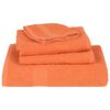 vidaXL Toalhas de sauna FROGN 10 pcs 80x200 cm 360 g/m&sup2; laranja