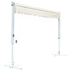 vidaXL Toldo de p&eacute; 500x300 cm creme
