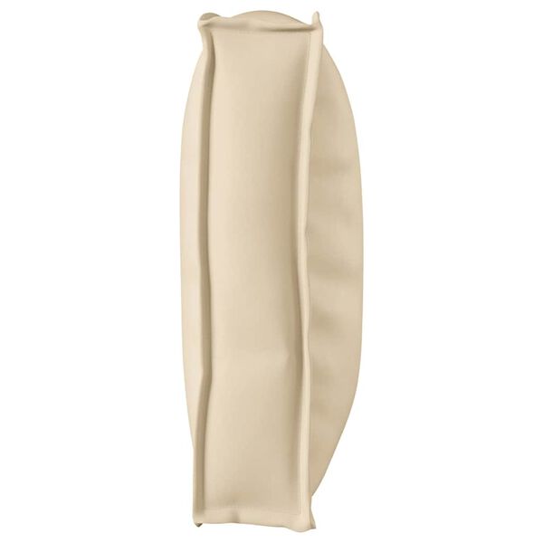 vidaXL Almofada Bege 120 x 60 x 12 cm Tecido Oxford