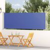 vidaXL Toldo lateral retr&aacute;til para p&aacute;tio 117x600 cm azul