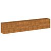 vidaXL Canteiro elevado de jardim 385x50x69 cm A&ccedil;o Corten